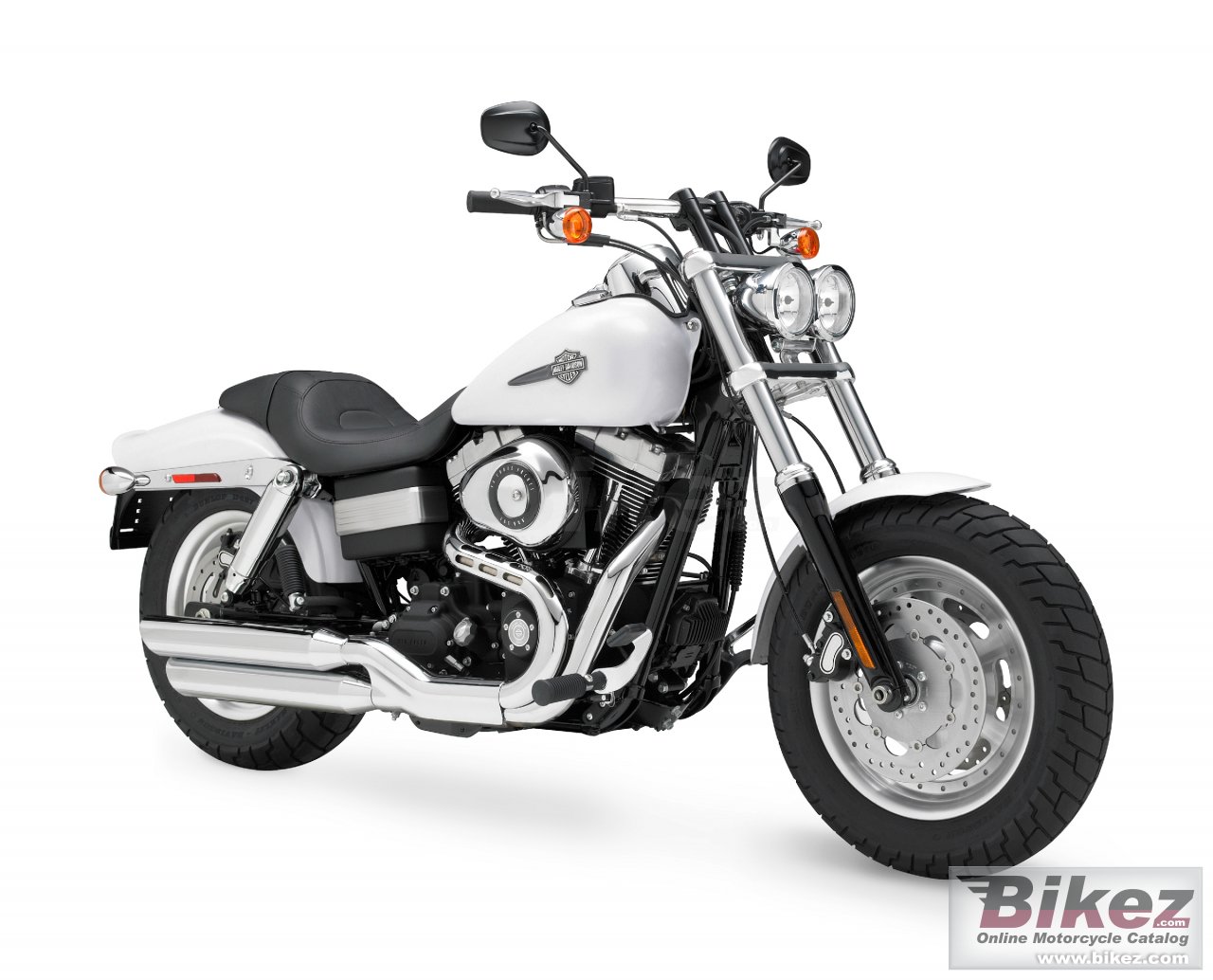 Big Harley-Davidson fxdf fat bob picture and wallpaper from Bikez.com